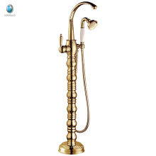 KFT-04J new product chrome single lever brass floor standing bathtub faucet, upc tub shower faucet